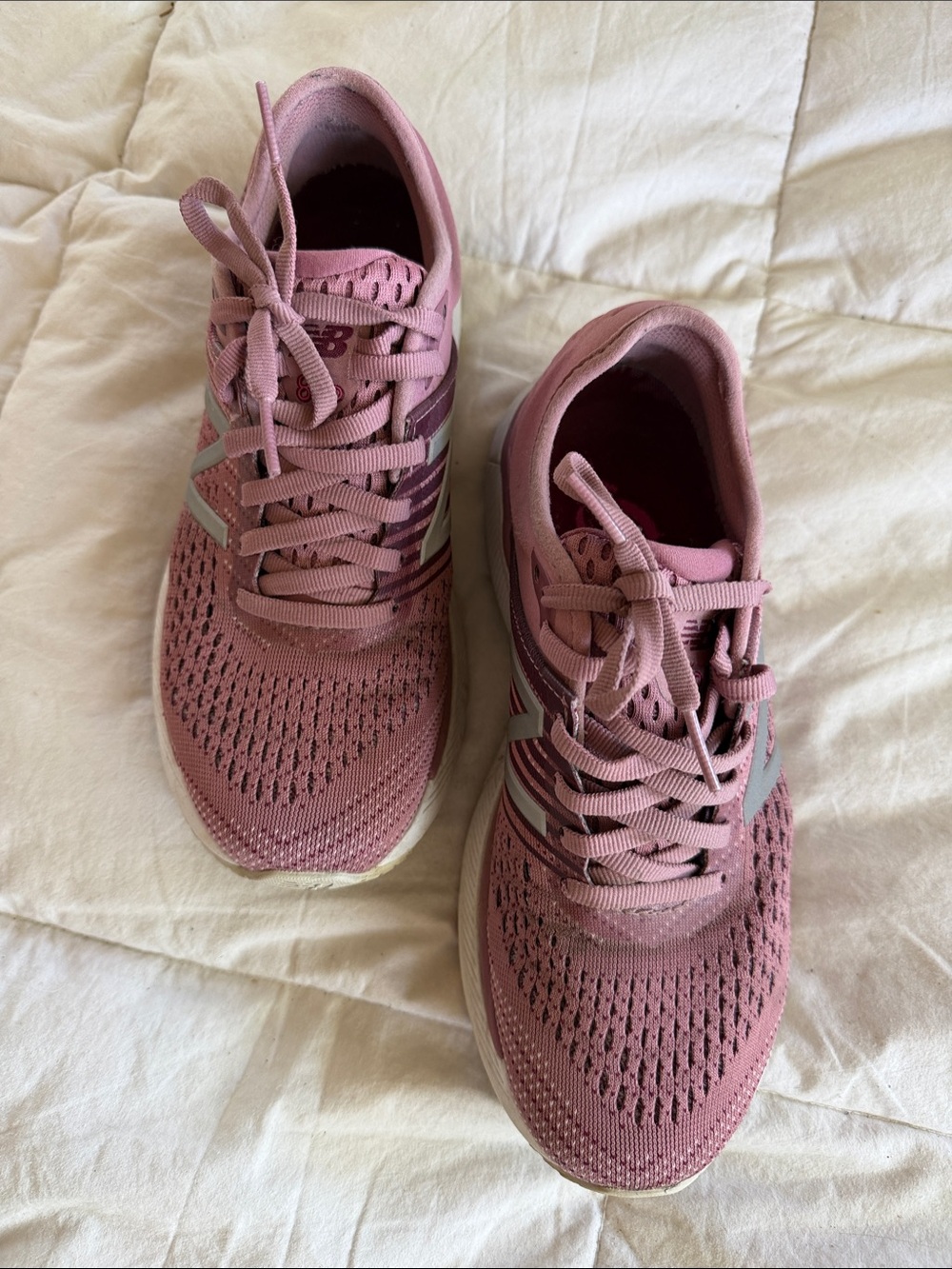 New Balance Women's Pink Mesh Running Sneakers - Lightweight Comfort
